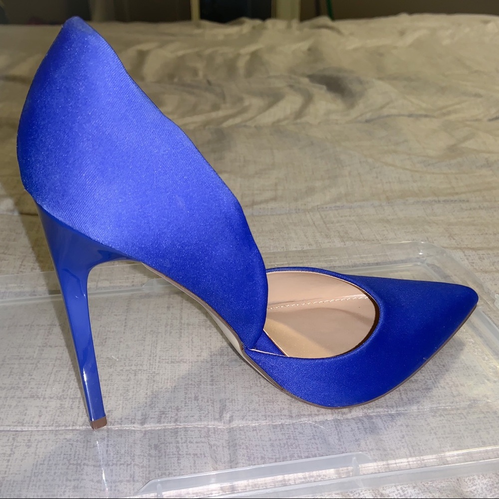 D’orsay pumps; Cobalt Blue